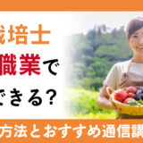 家庭菜園に役立つ野菜栽培士とはどんな資格？活用できる職業や通信講座を紹介