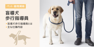 盲導犬歩行指導員